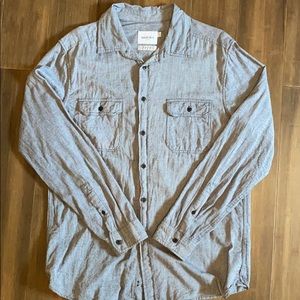 Grey men’s button down